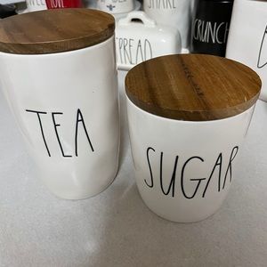 Rae Dunn Tea and Sugar cellars